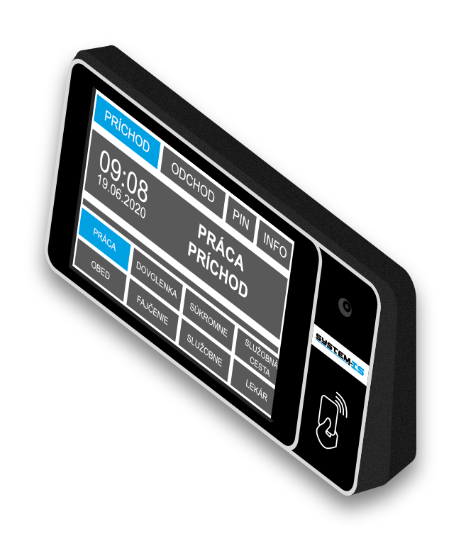 Dotykový dochádzkový terminál STL.one