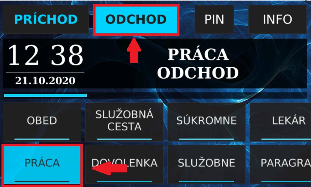 Práca - Odchod na termináli STL.one
