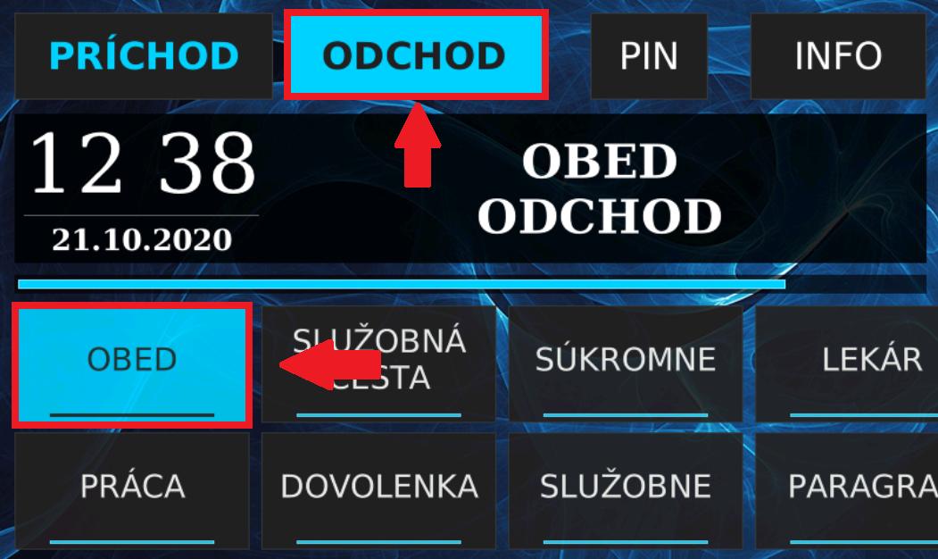 Obed - Odchod na termináli STL.one