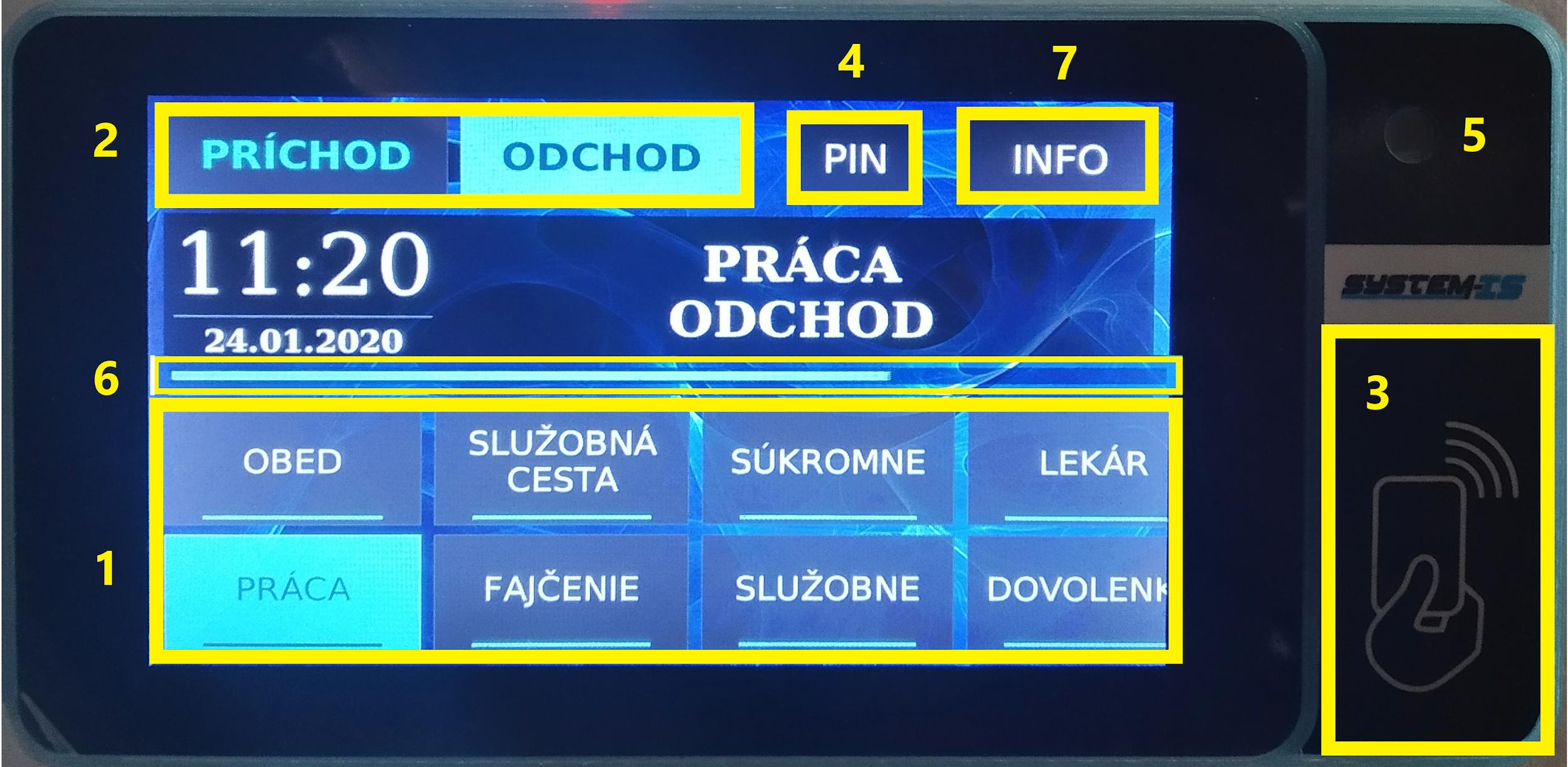 Základná obrazovka STL.one