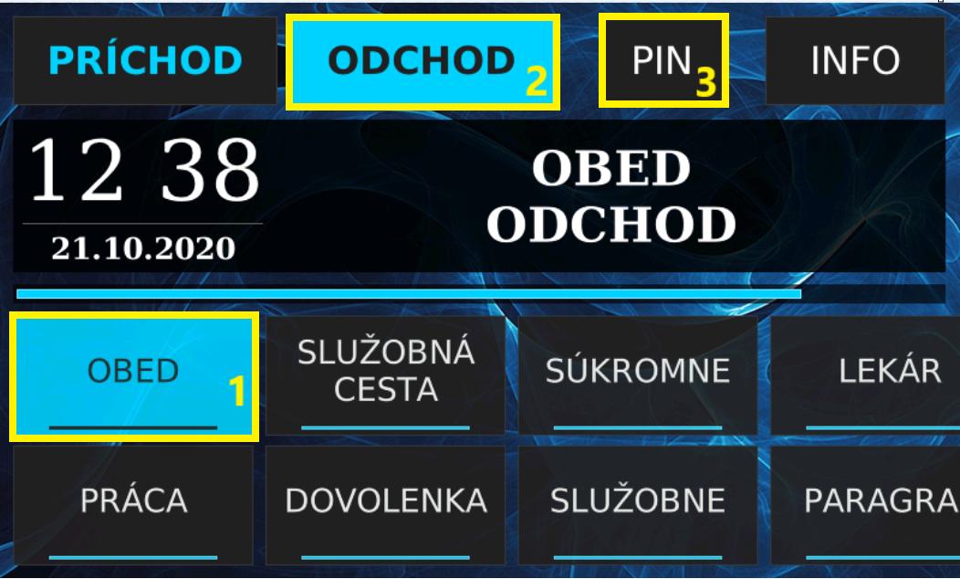 Obed - Odchod na termináli STL.one