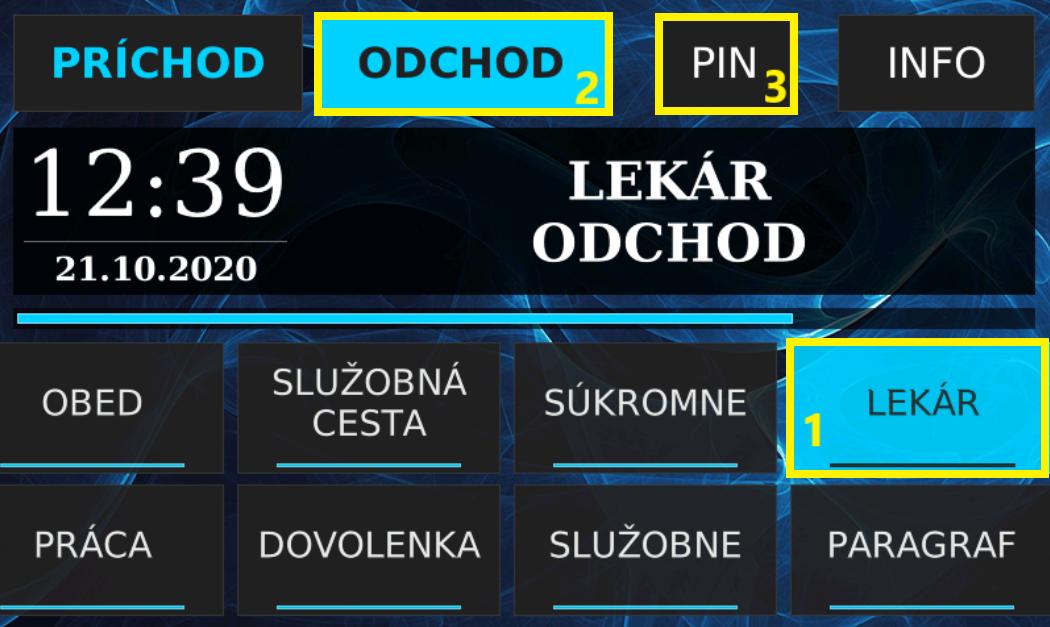 Lekár - Odchod na termináli STL.one