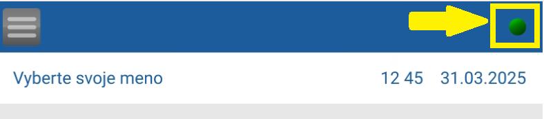 Indikátor pripojenia