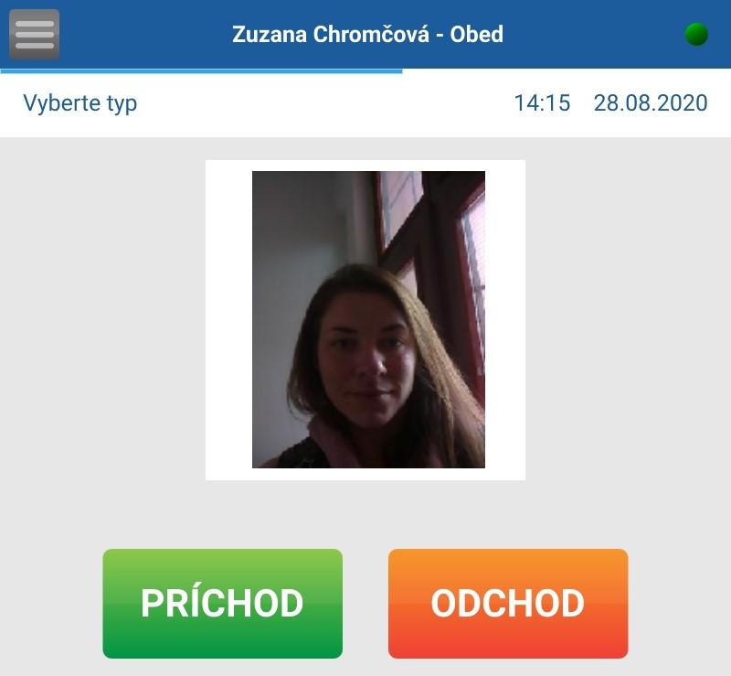 Zápis typu prístupu v tablete