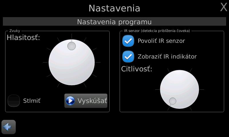 ATT-990 - nastavenia - IR senzor