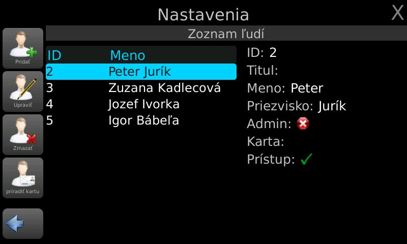 ATT-990 - nastavenia - Ľudia