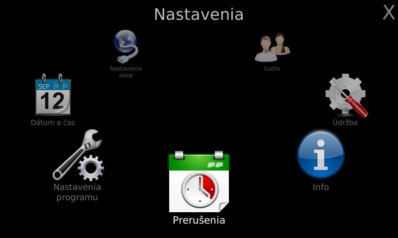 Nastavenie prerušení STL.one