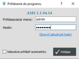 Prihlásenie do AMS