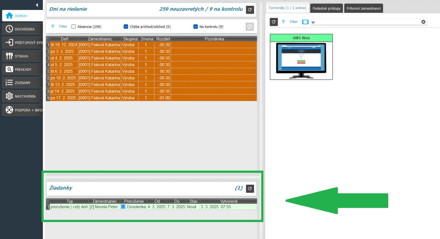 Karta Domov - Žiadanky na riešenie