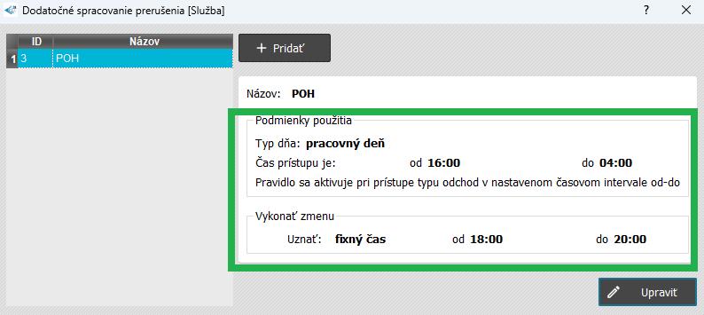 Pohotovosť v detaile dňa