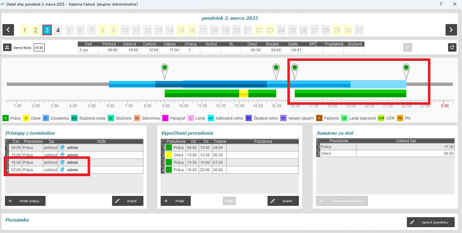 Pohotovosť v detaile dňa