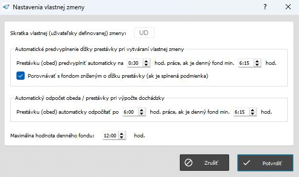 Karta Dochádzka-Mesačný prehľad