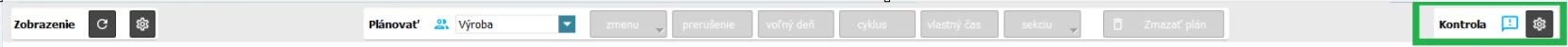 Plánovanie - Kontrola plánovania