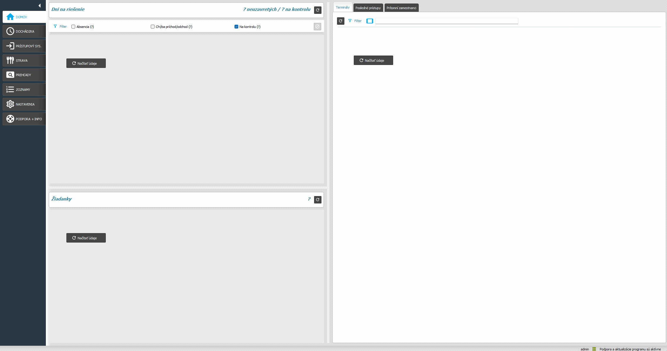 Strava - Nastavenia - Typy výdajov