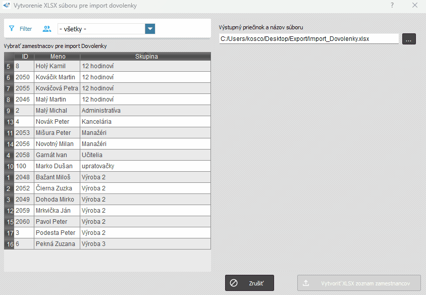 Plánovanie v AMS WEB