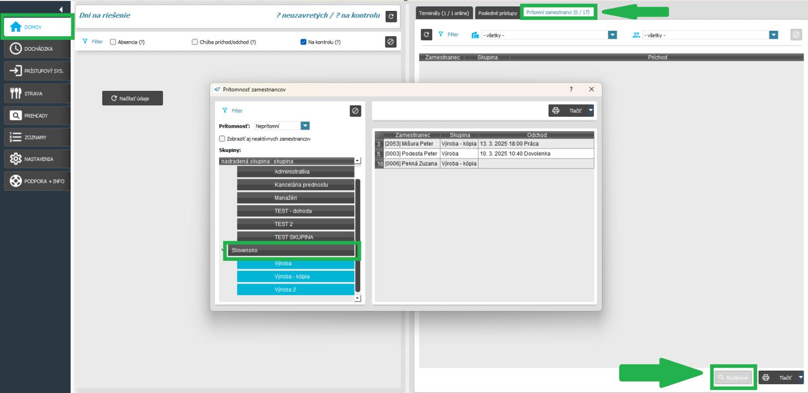 Vymazanie nadradenej skupiny