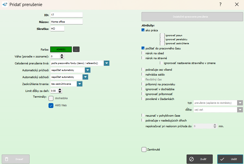 Pridanie nového prerušenia